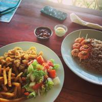 Ebéd a szomszéd Sea Food étteremben