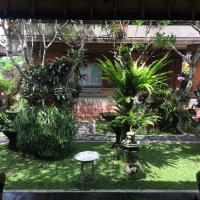 Bali szállás kertje